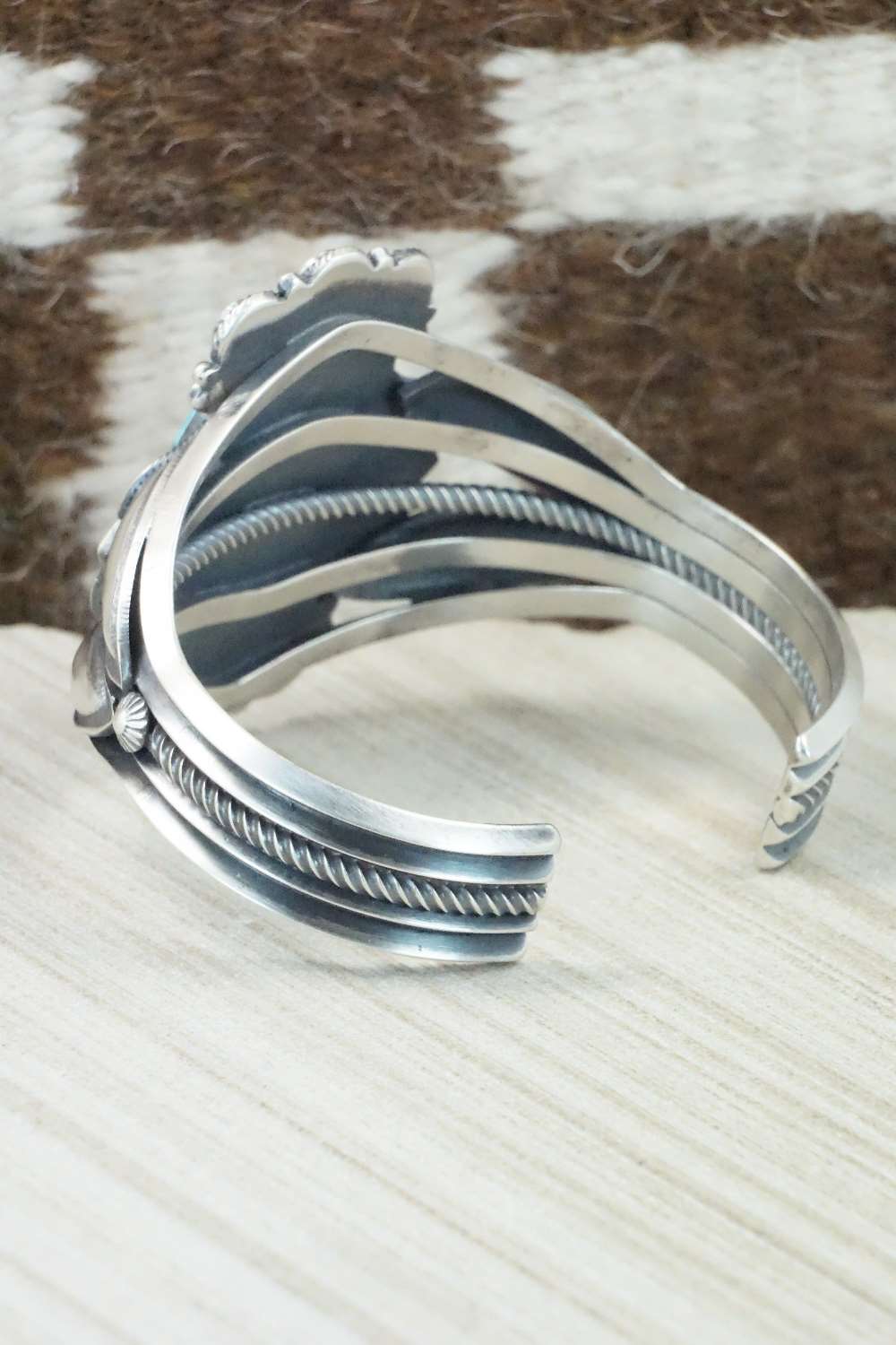 Turquoise & Sterling Silver Bracelet - Derrick Gordon
