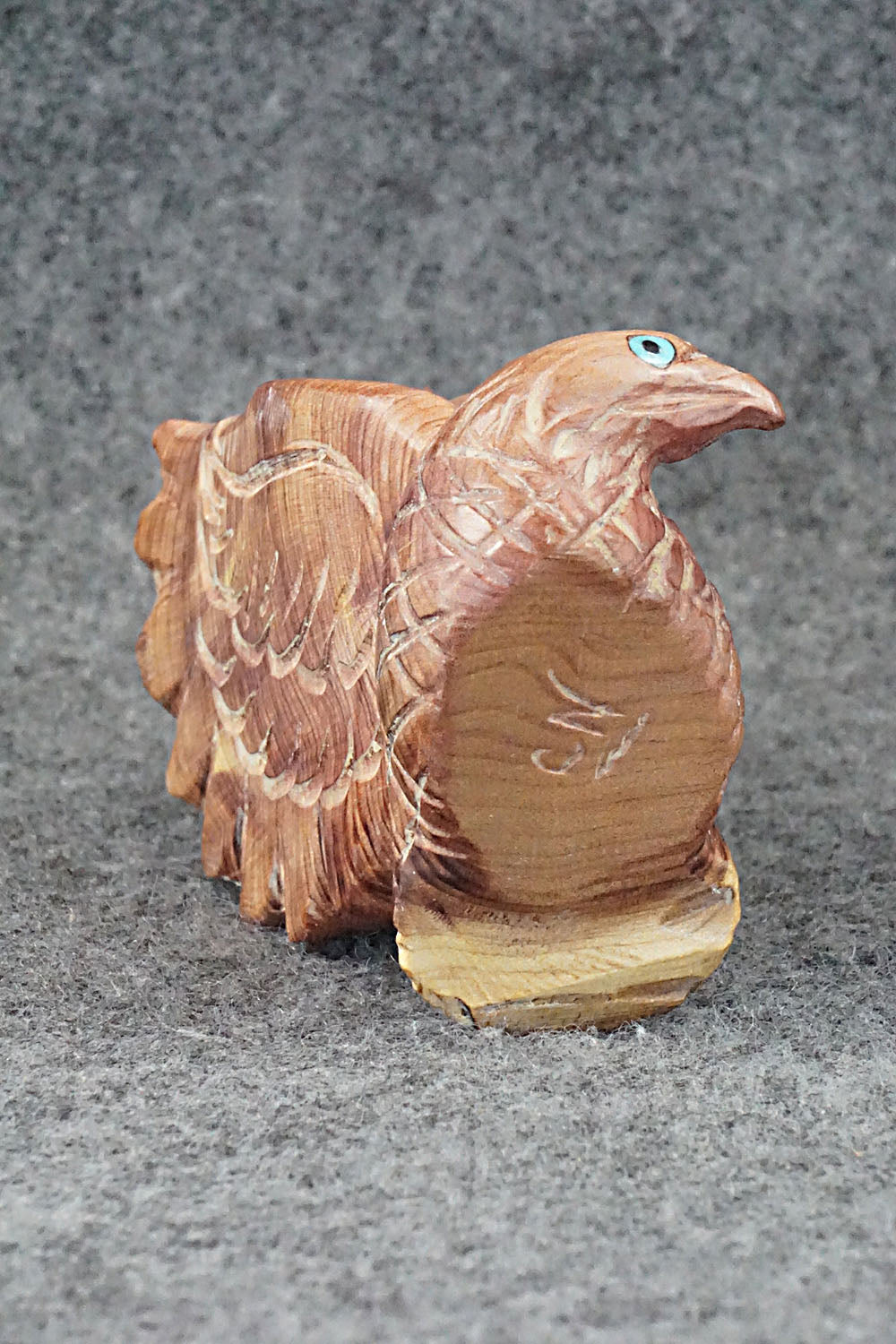 Eagle Zuni Fetish Carving - Cody Nastacio
