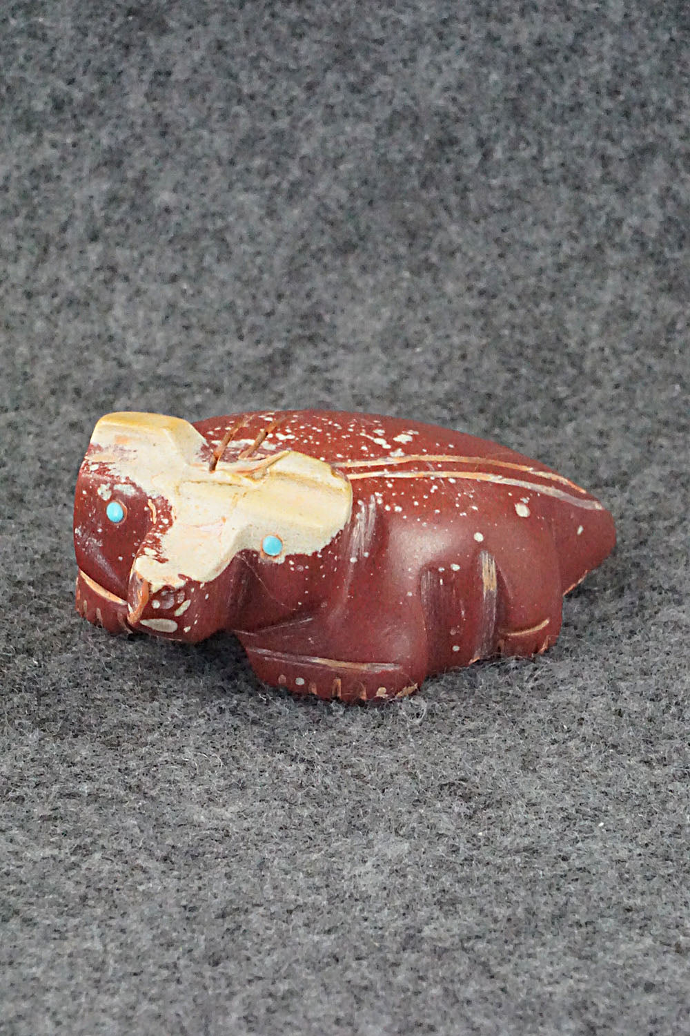 Badger Zuni Fetish Carving - Gilbert Lonjose