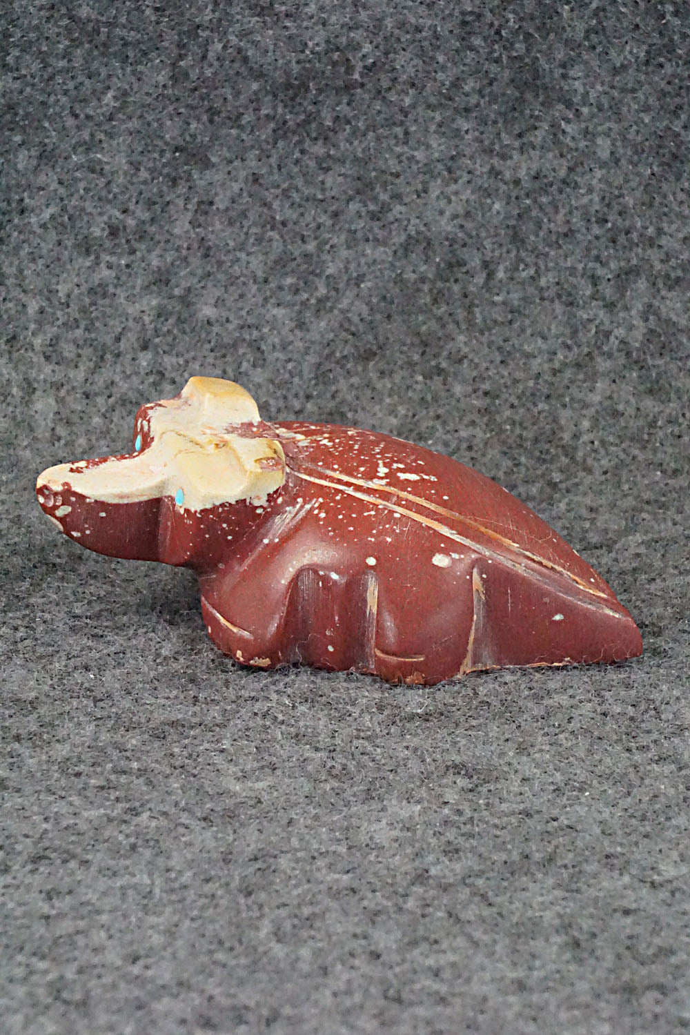 Badger Zuni Fetish Carving - Gilbert Lonjose