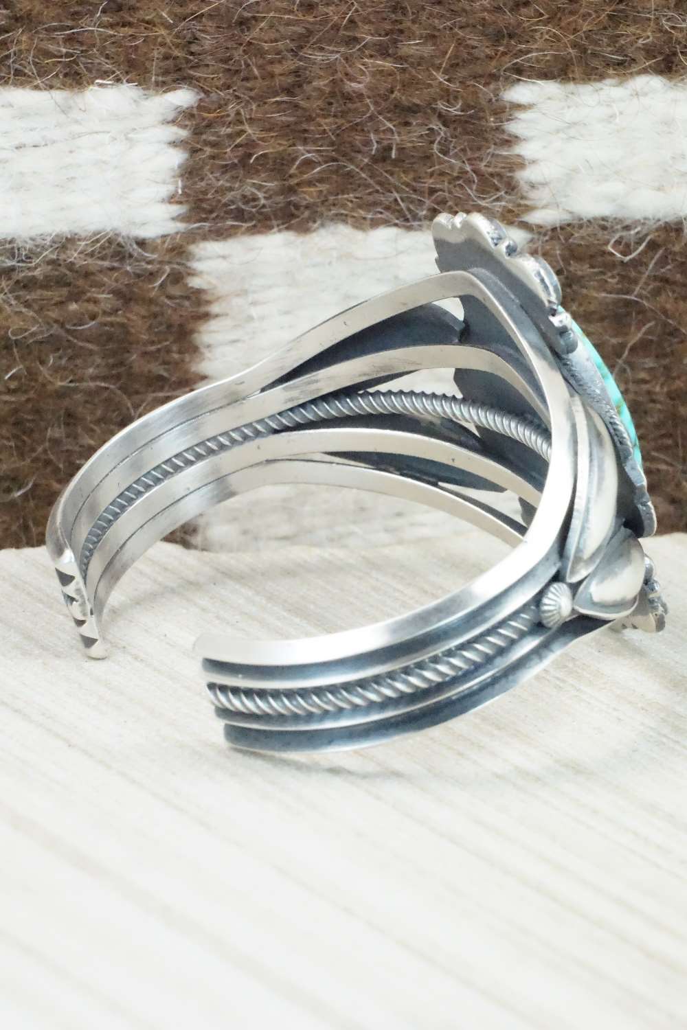 Turquoise & Sterling Silver Bracelet - Derrick Gordon