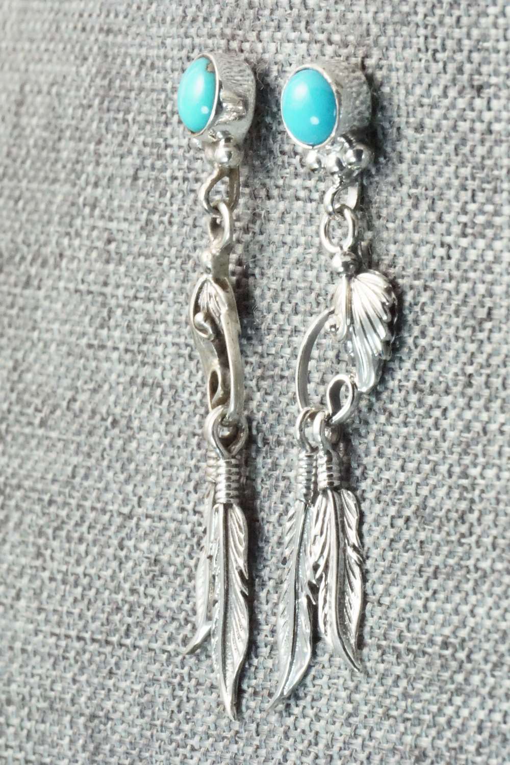 Turquoise & Sterling Silver Earrings - Rita Largo