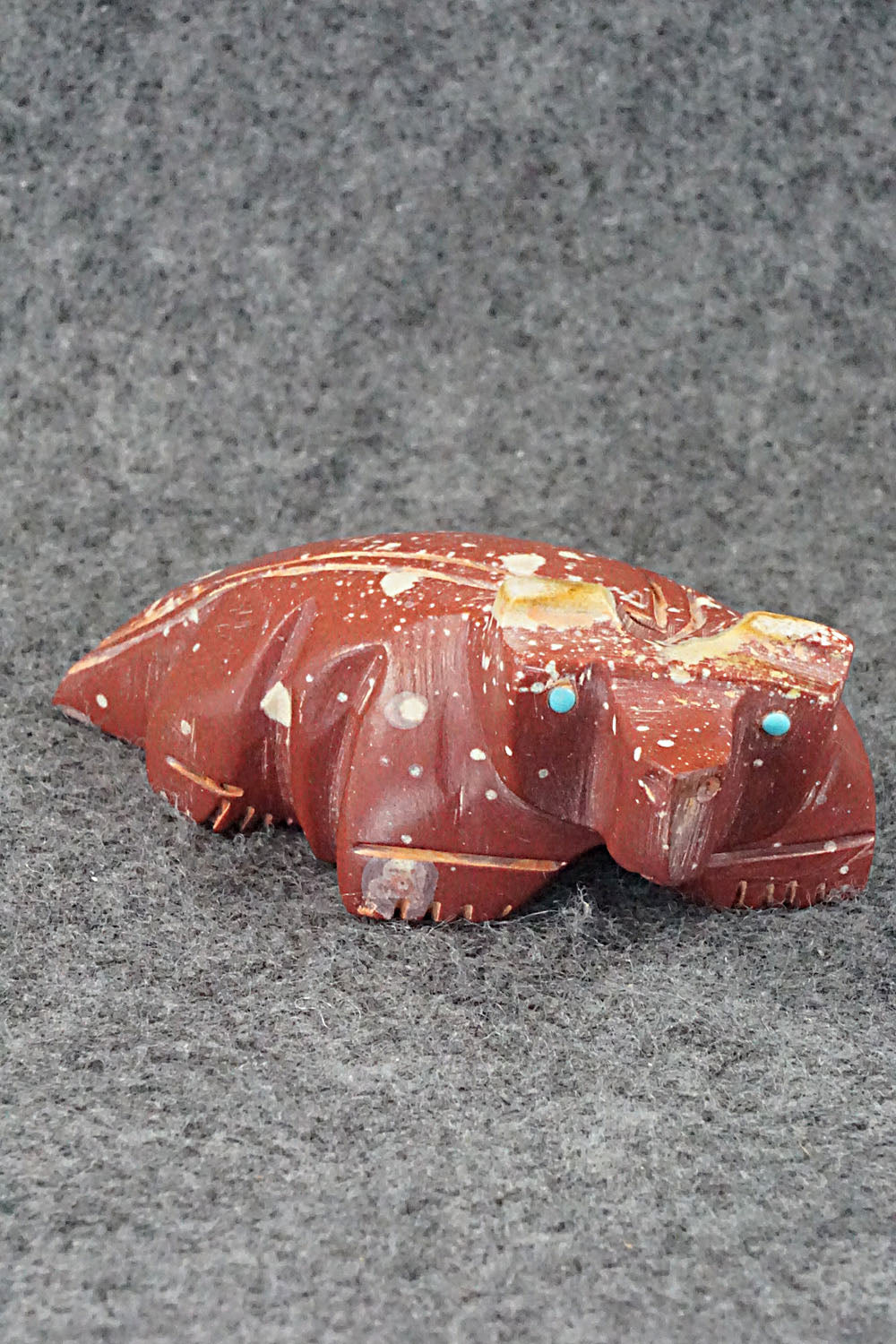 Badger Zuni Fetish Carving - Gilbert Lonjose