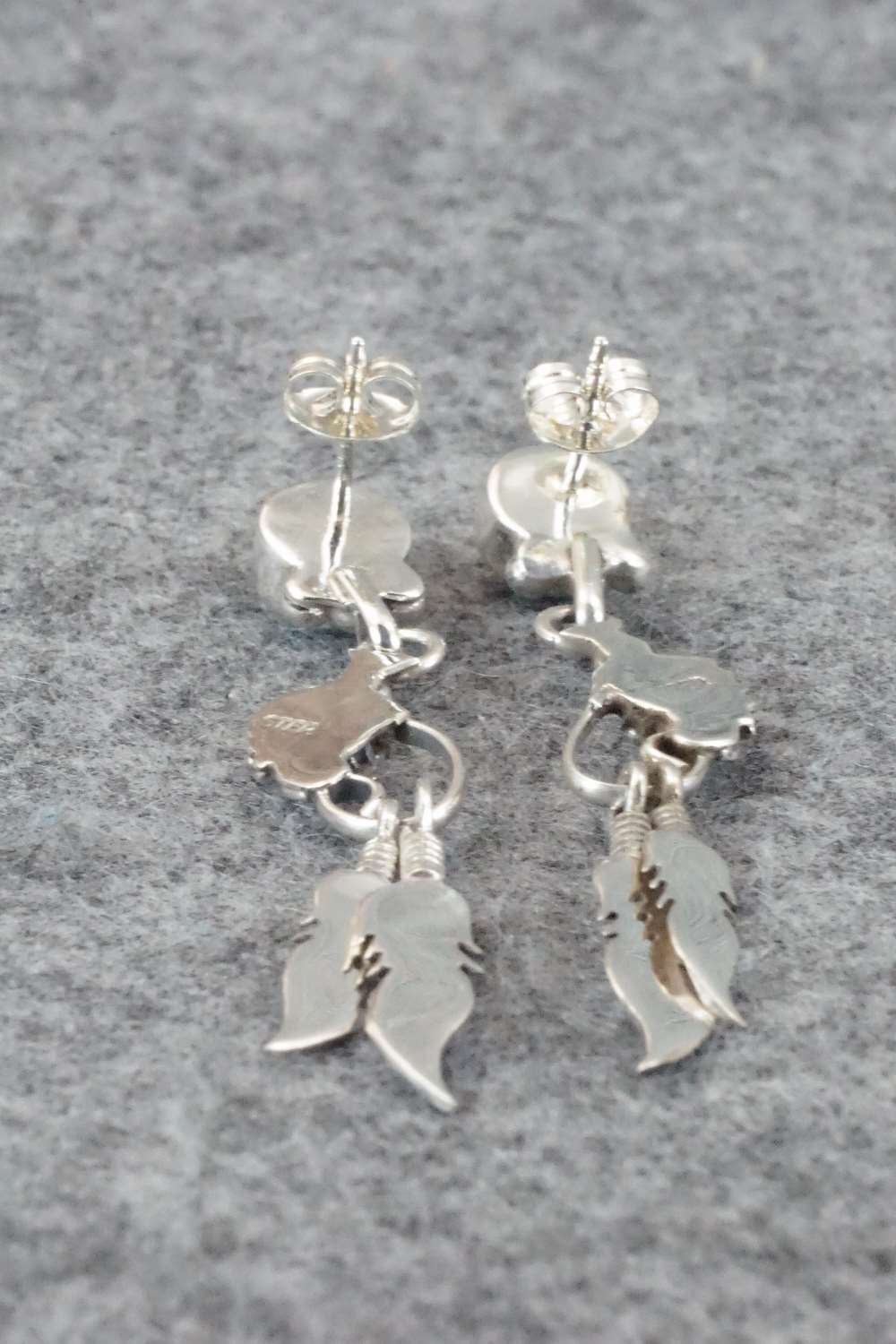 Turquoise & Sterling Silver Earrings - Rita Largo