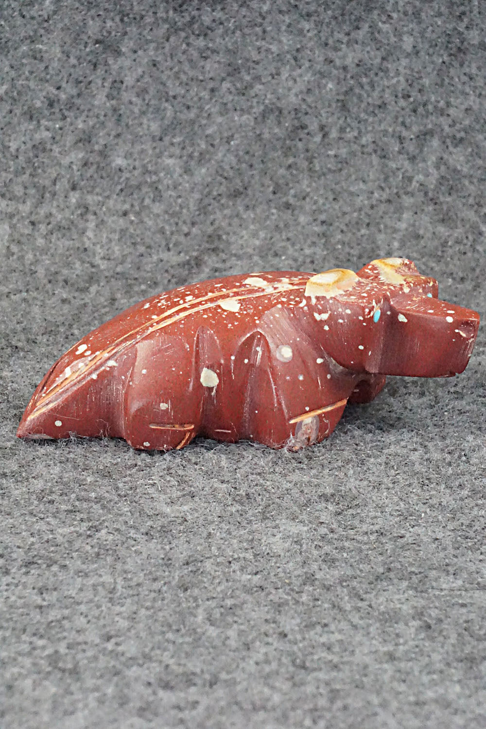 Badger Zuni Fetish Carving - Gilbert Lonjose