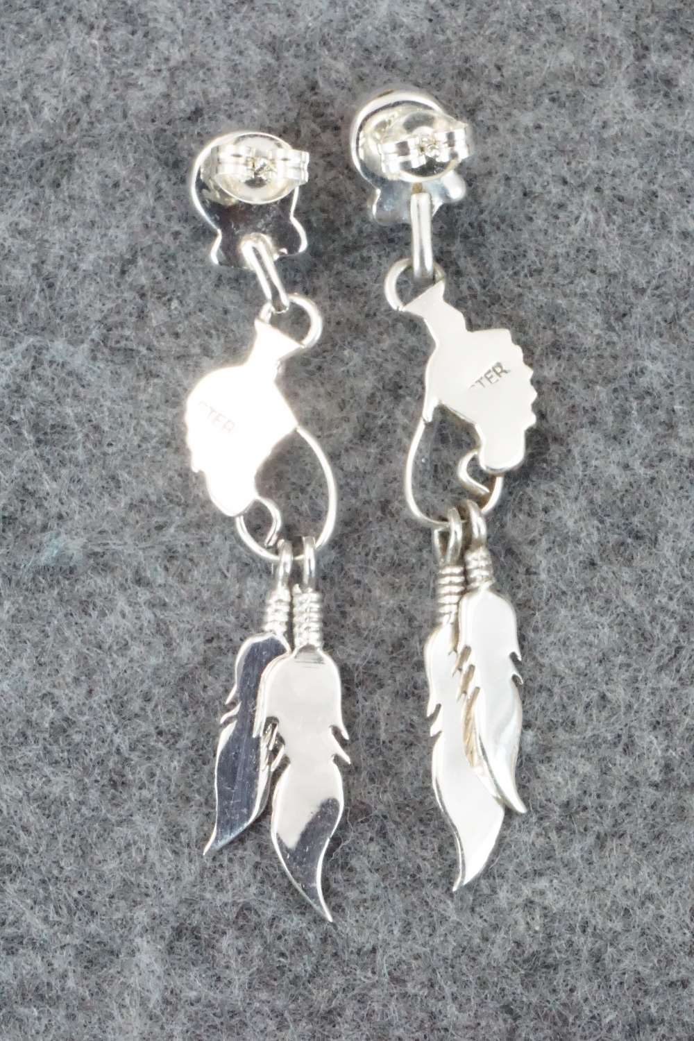 Turquoise & Sterling Silver Earrings - Rita Largo