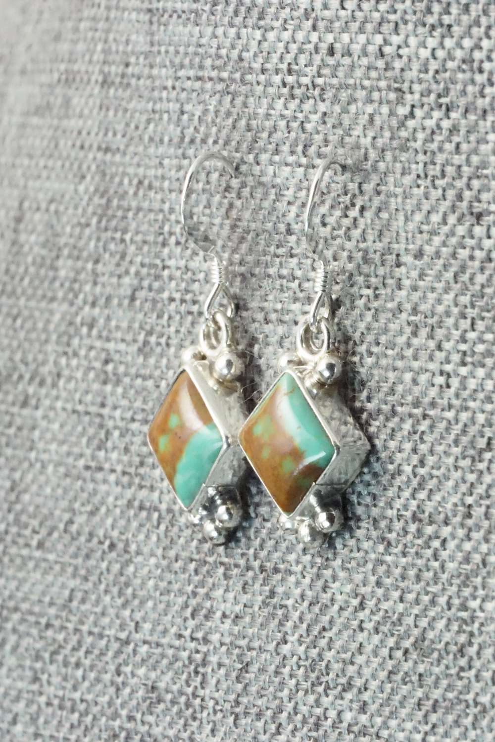 Turquoise & Sterling Silver Earrings - Kim Marie Whitehorse
