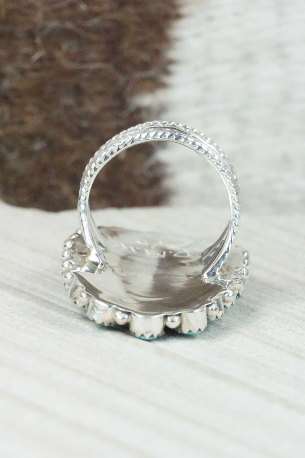Turquoise & Sterling Silver Ring - Donovan Wilson - Size 8.75