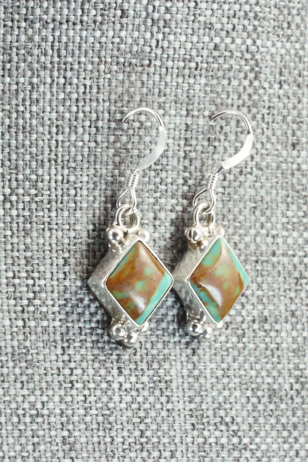 Turquoise & Sterling Silver Earrings - Kim Marie Whitehorse
