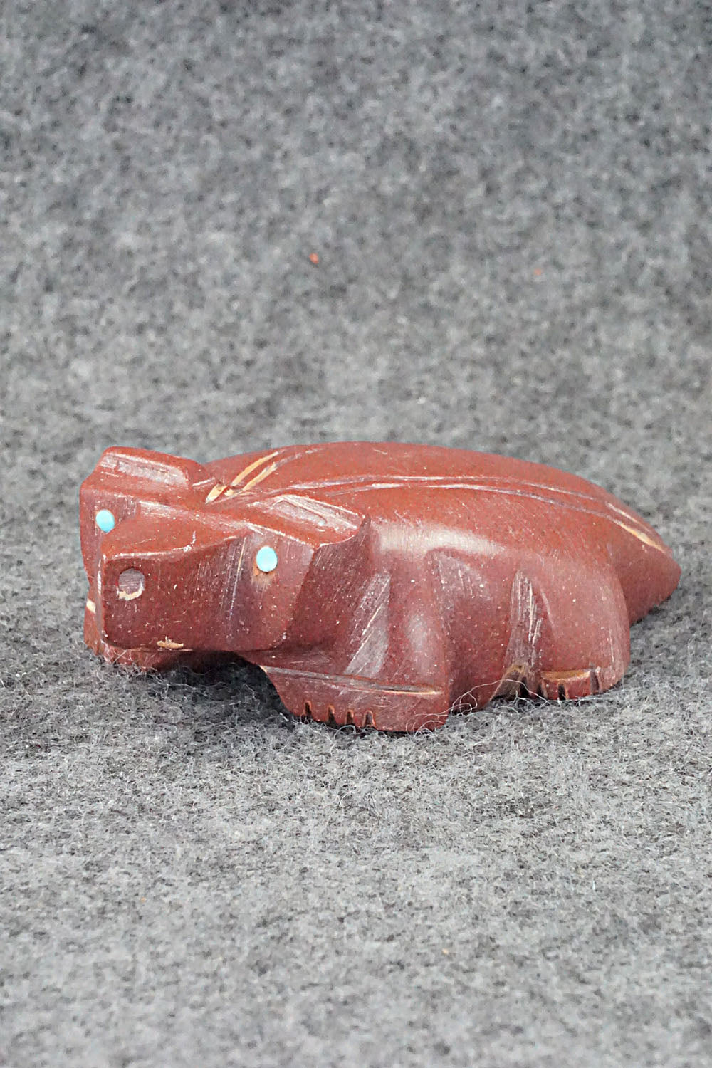 Badger Zuni Fetish Carving - Gilbert Lonjose