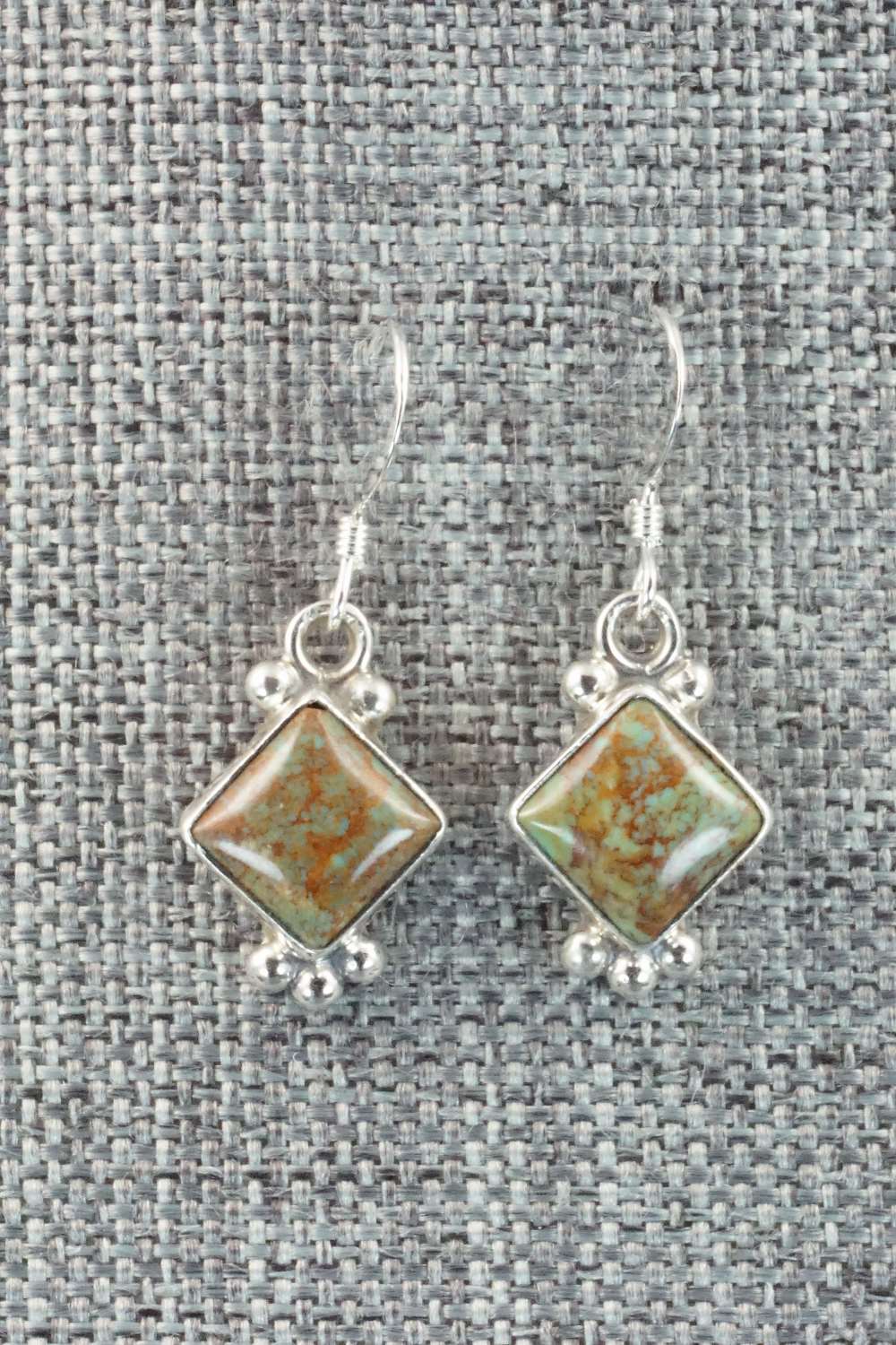 Turquoise & Sterling Silver Earrings - Kim Marie Whitehorse