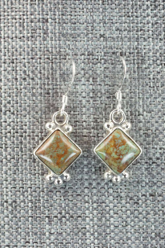 Turquoise & Sterling Silver Earrings - Kim Marie Whitehorse