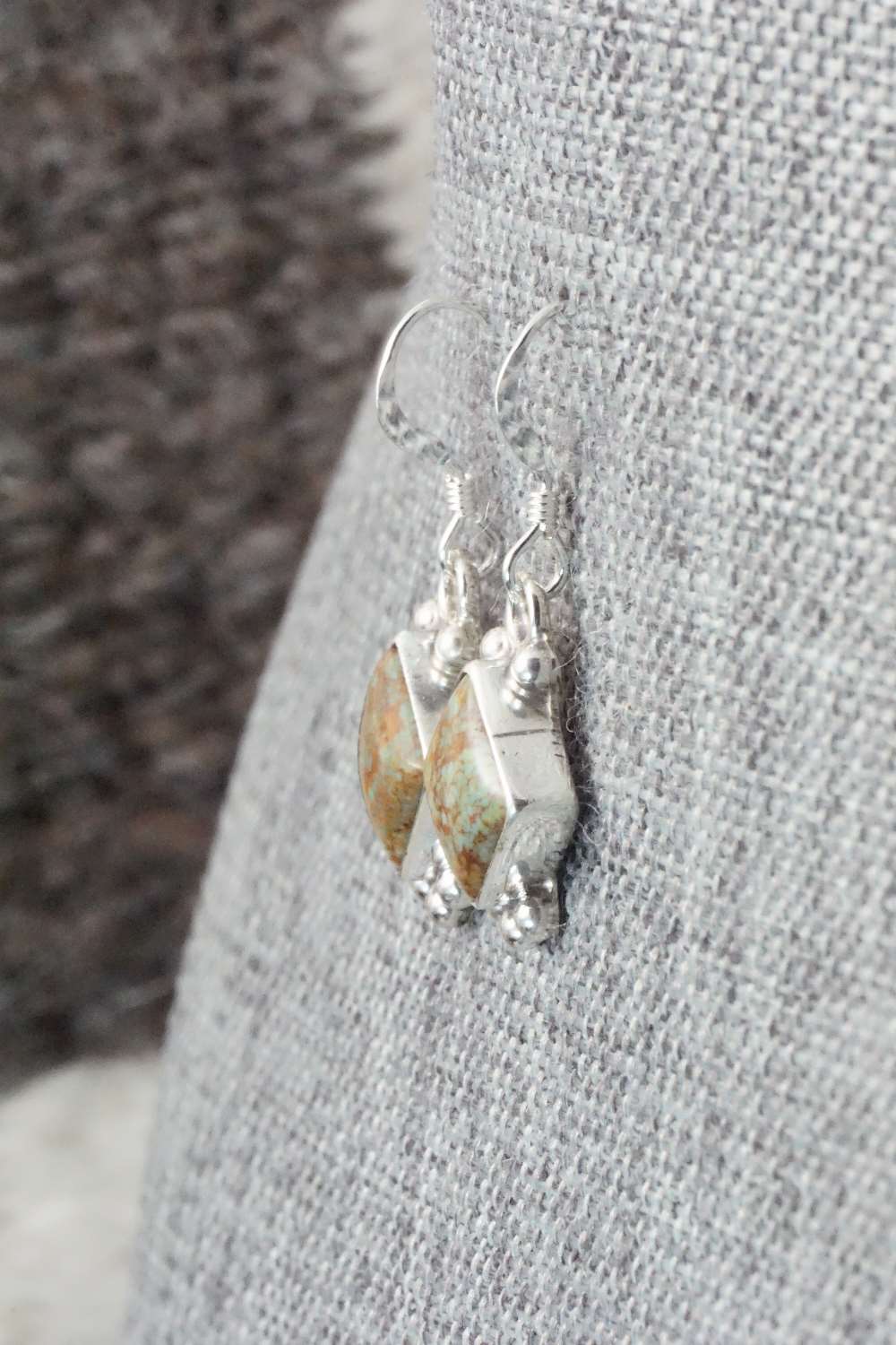 Turquoise & Sterling Silver Earrings - Kim Marie Whitehorse