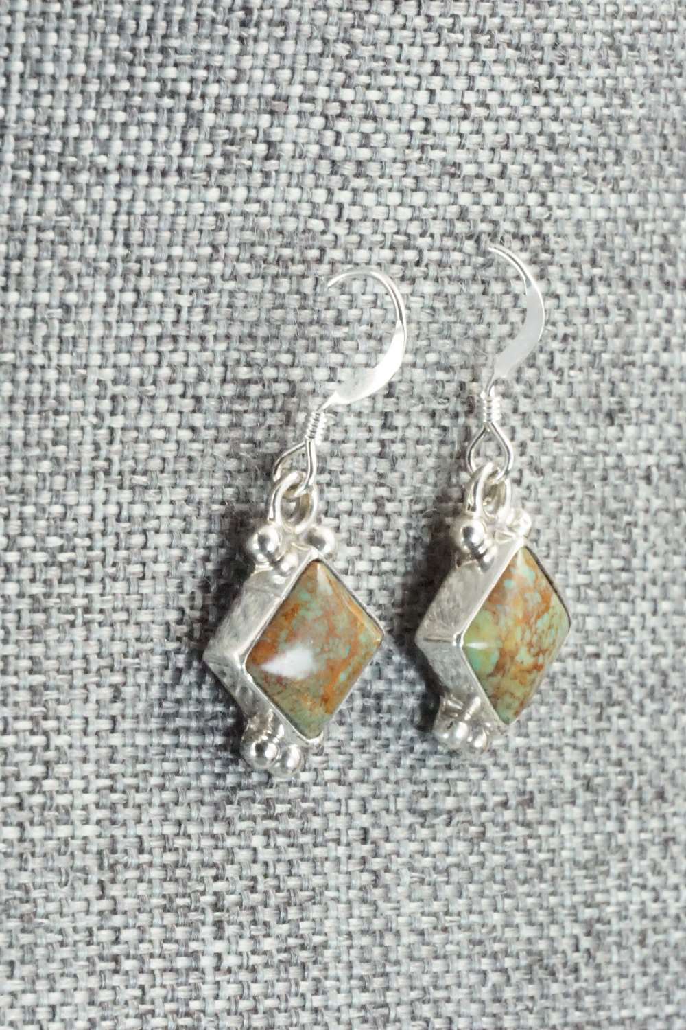 Turquoise & Sterling Silver Earrings - Kim Marie Whitehorse