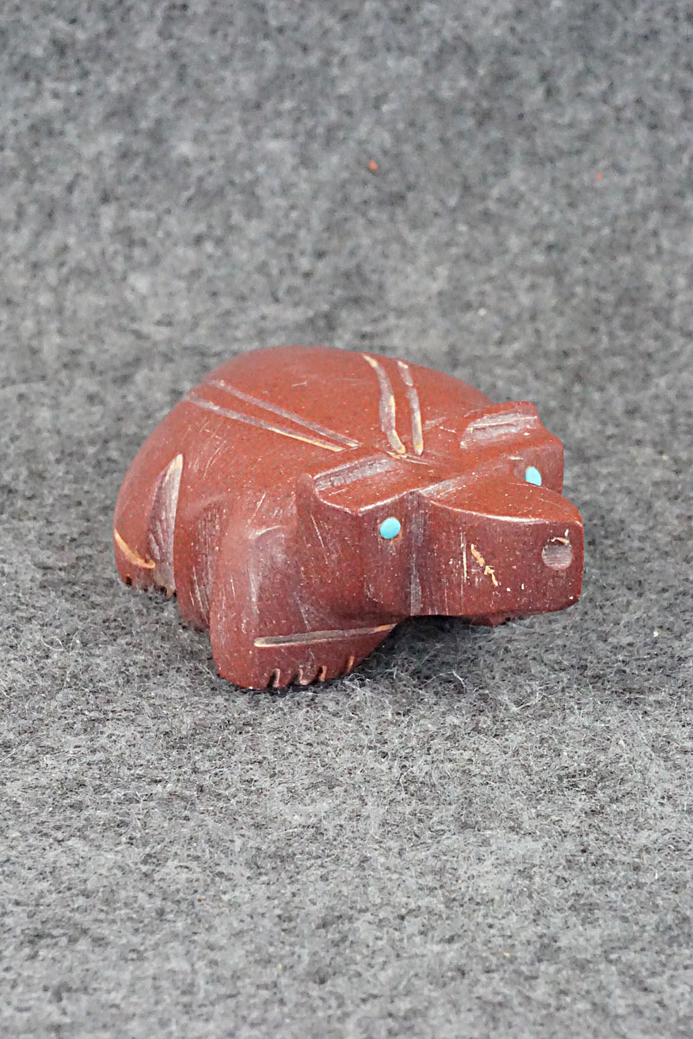 Badger Zuni Fetish Carving - Gilbert Lonjose