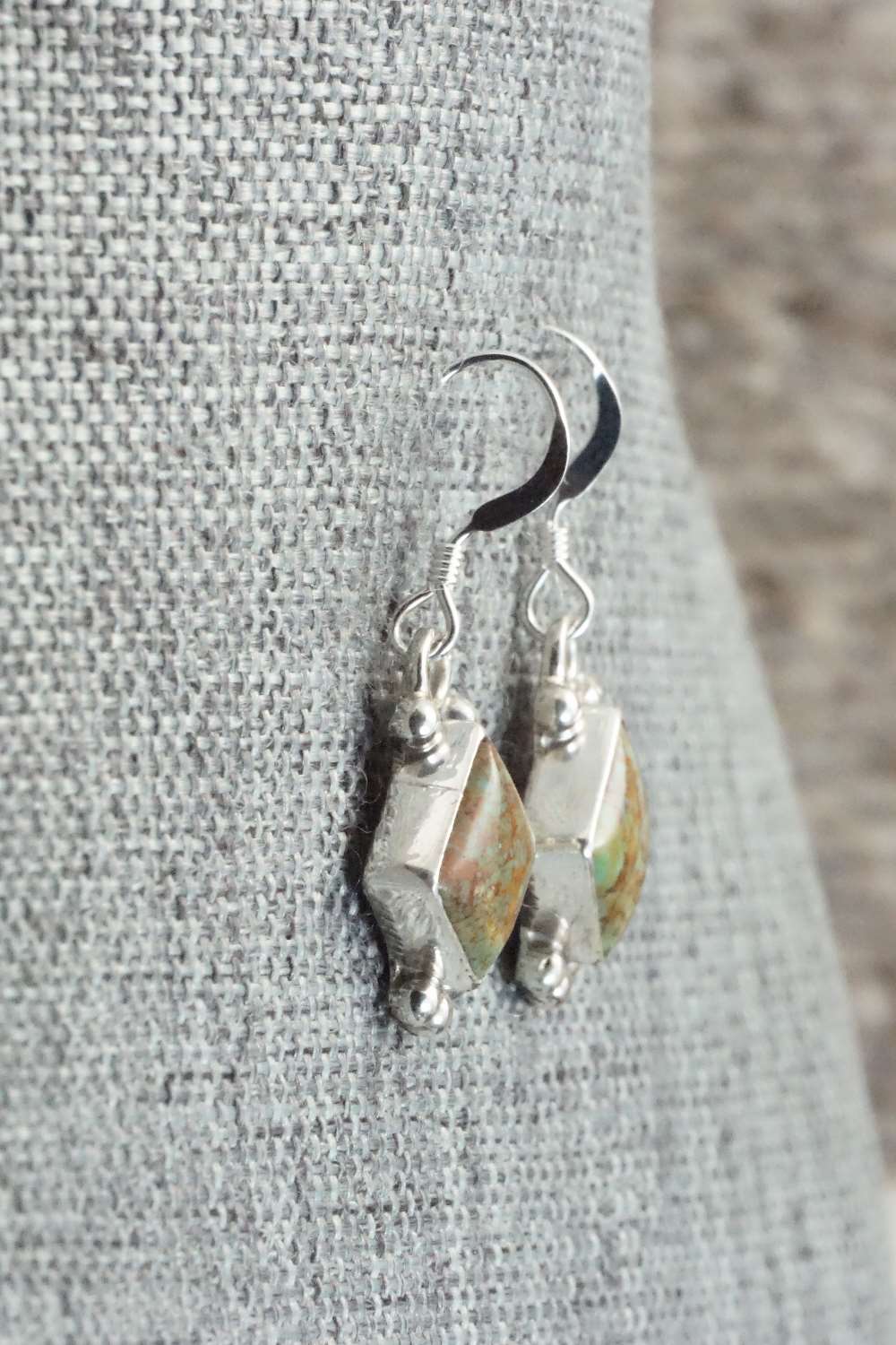 Turquoise & Sterling Silver Earrings - Kim Marie Whitehorse