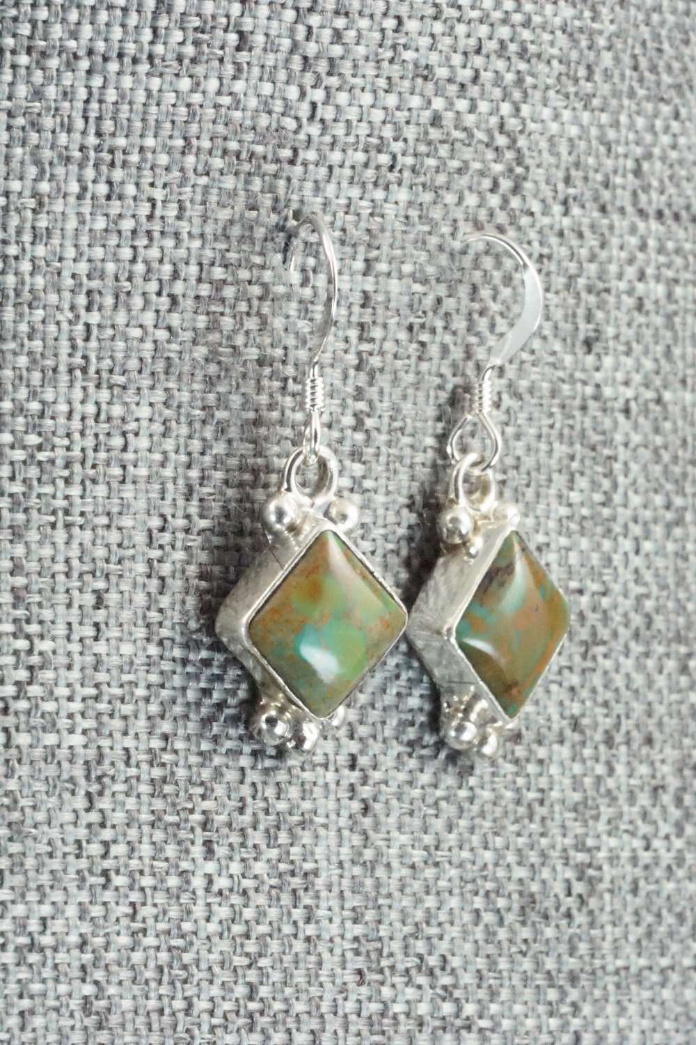 Turquoise & Sterling Silver Earrings - Kim Marie Whitehorse