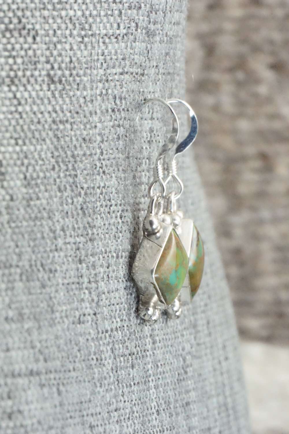 Turquoise & Sterling Silver Earrings - Kim Marie Whitehorse