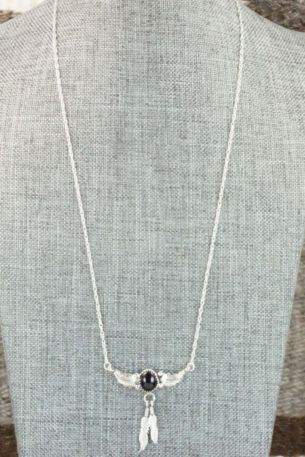 Onyx, Sterling Silver Necklace - Roger Pino