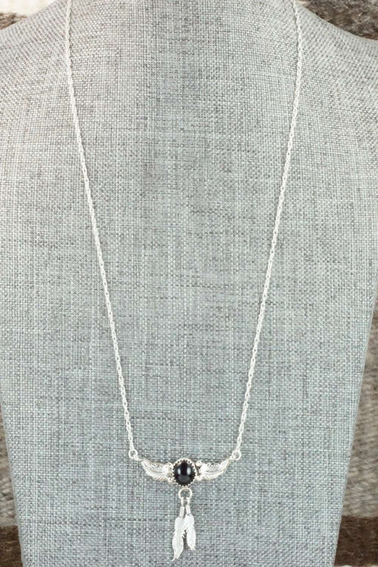 Onyx, Sterling Silver Necklace - Roger Pino