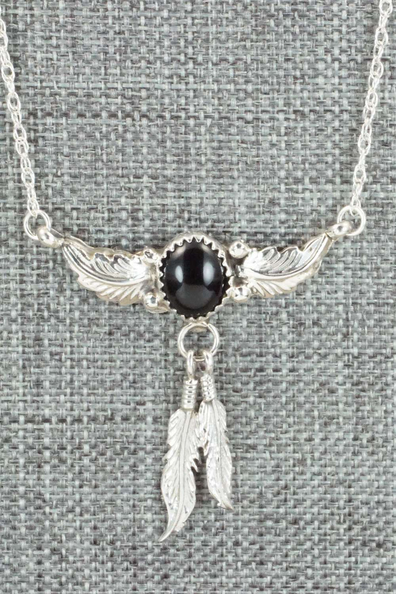 Onyx, Sterling Silver Necklace - Roger Pino