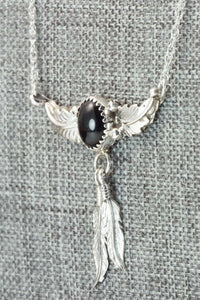 Onyx, Sterling Silver Necklace - Roger Pino