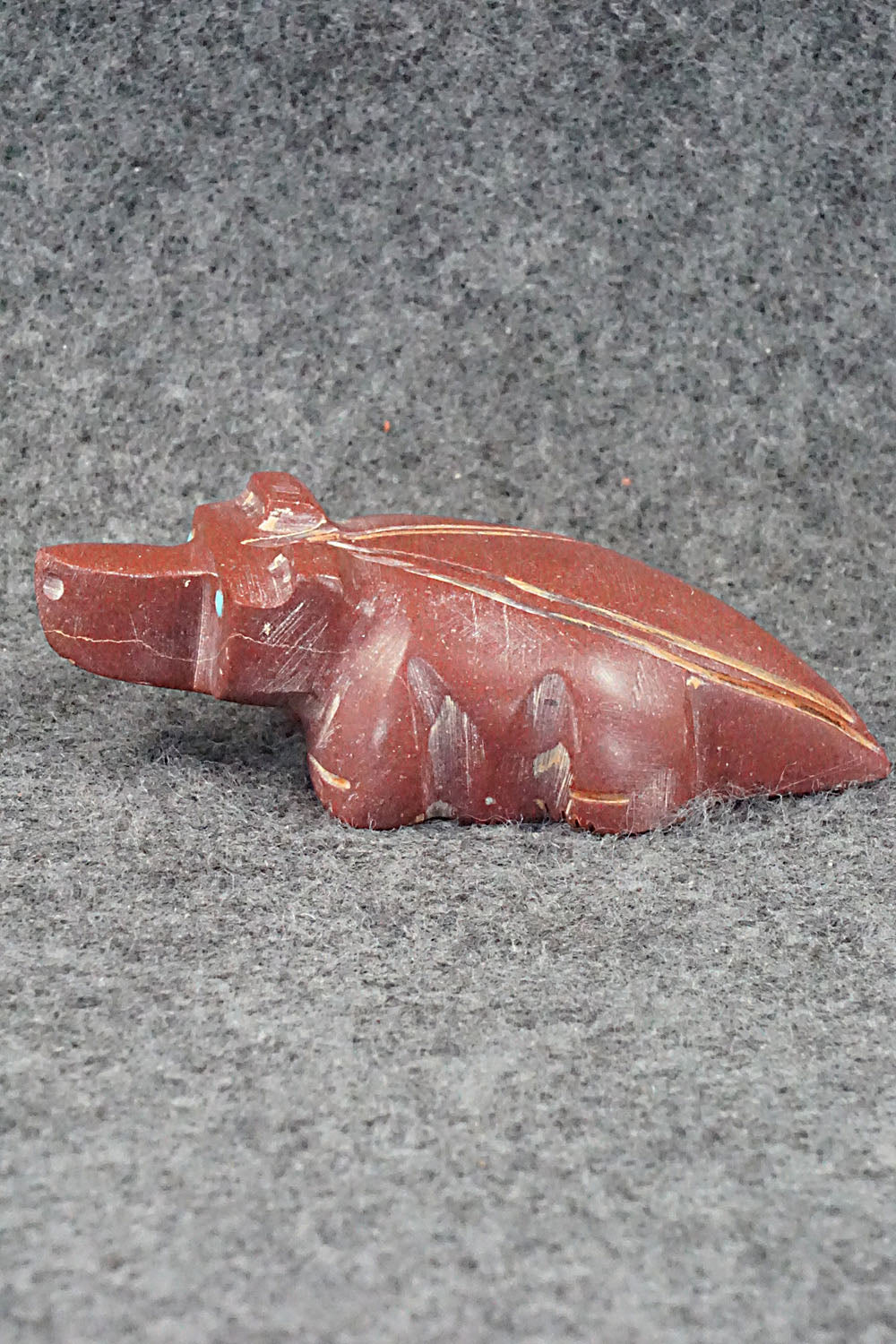 Badger Zuni Fetish Carving - Gilbert Lonjose