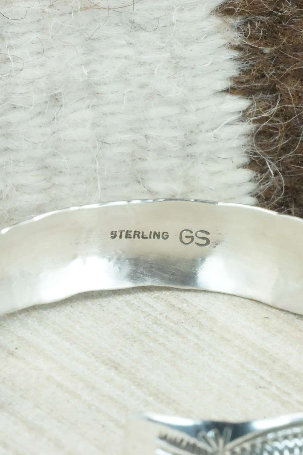 Coral & Sterling Silver Bracelet - Glenn Sandoval