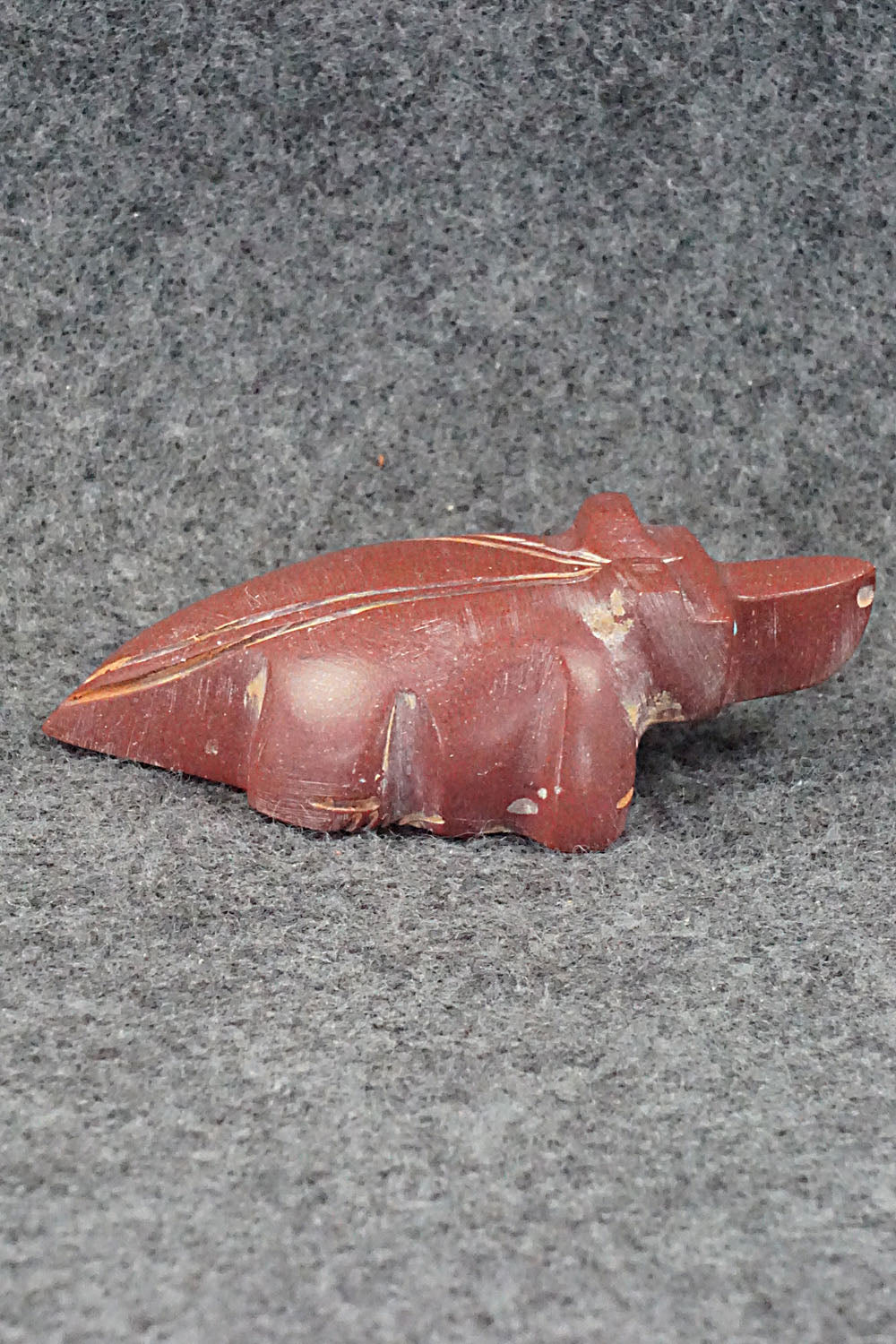 Badger Zuni Fetish Carving - Gilbert Lonjose