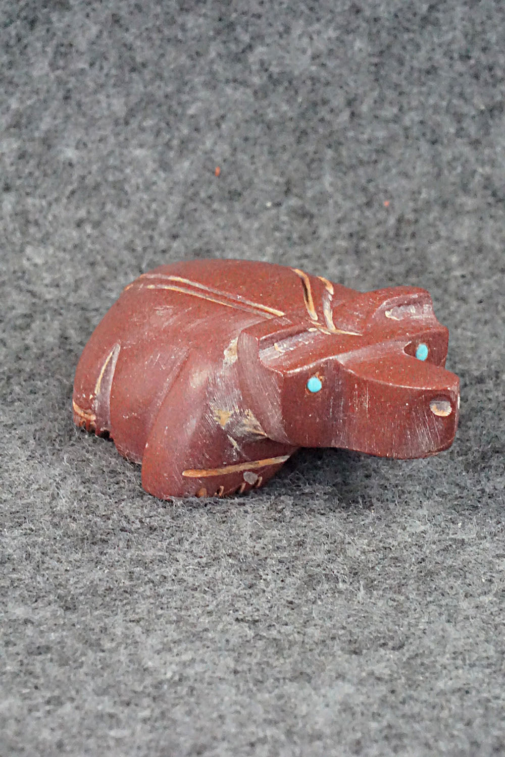 Badger Zuni Fetish Carving - Gilbert Lonjose