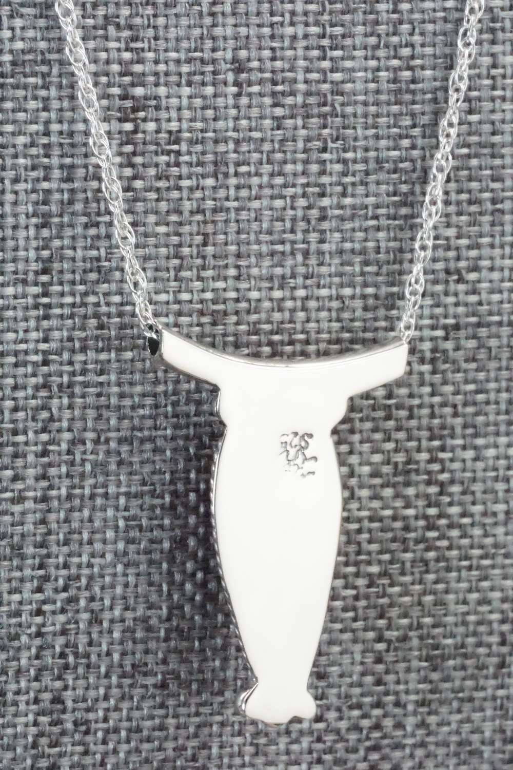 Spiny Oyster & Sterling Silver Necklace - Sharon McCarthy
