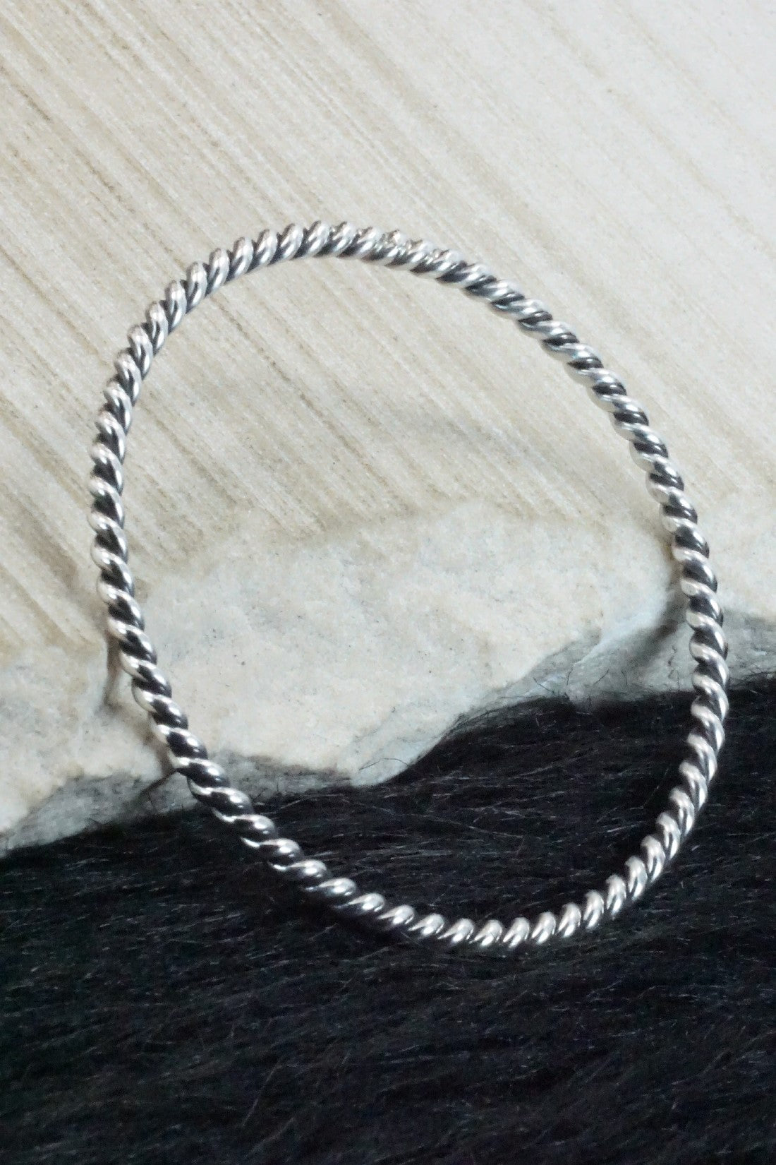 Sterling Silver Bangle - Elaine Tahe