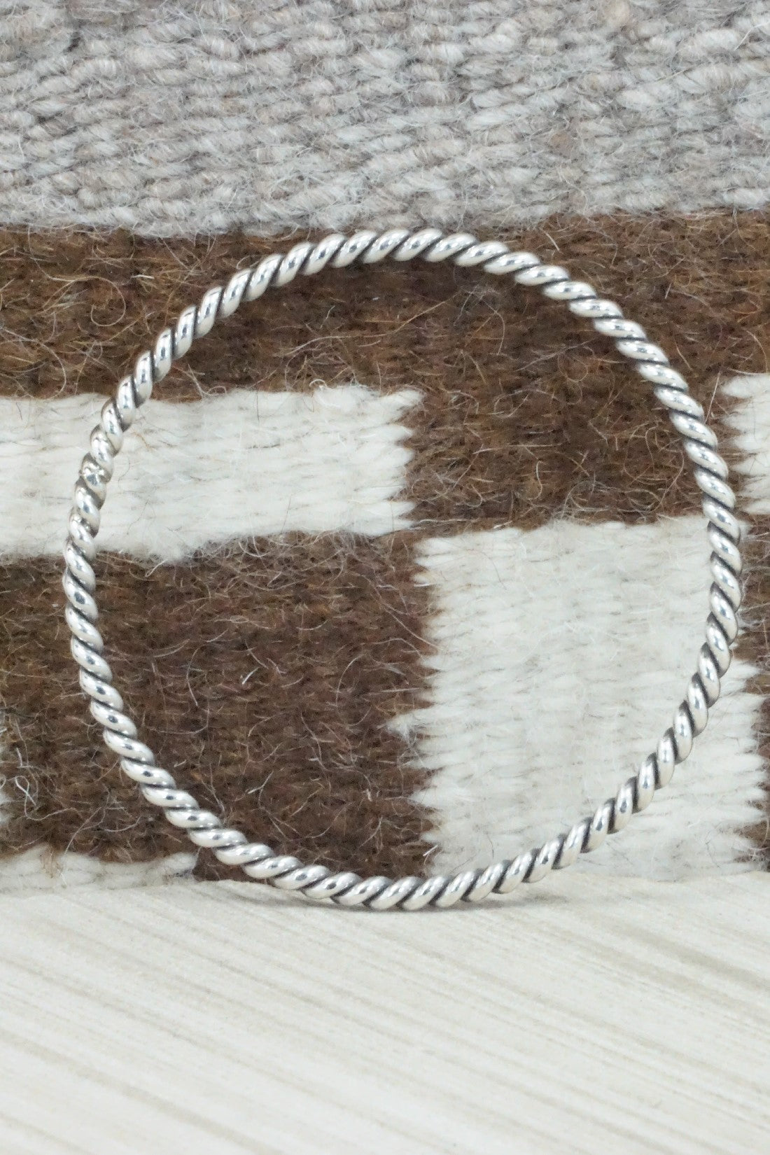 Sterling Silver Bangle - Elaine Tahe