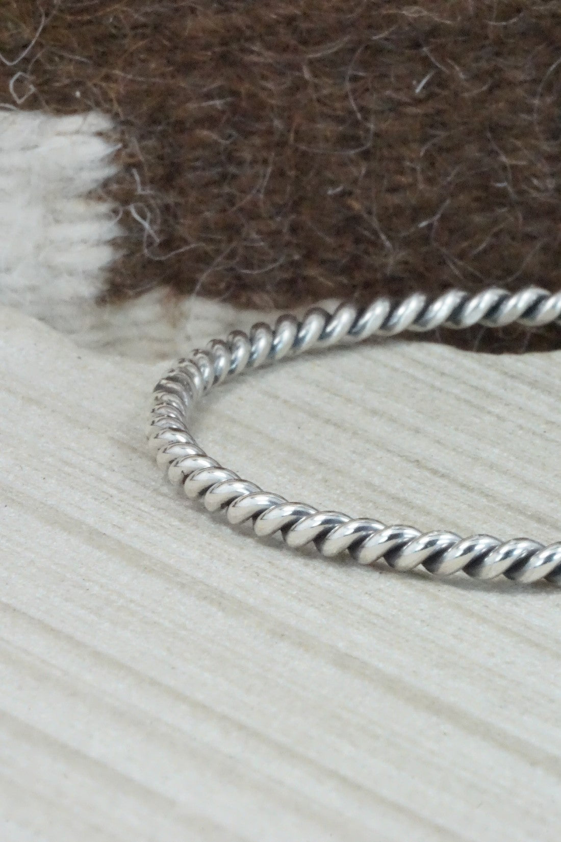 Sterling Silver Bangle - Elaine Tahe