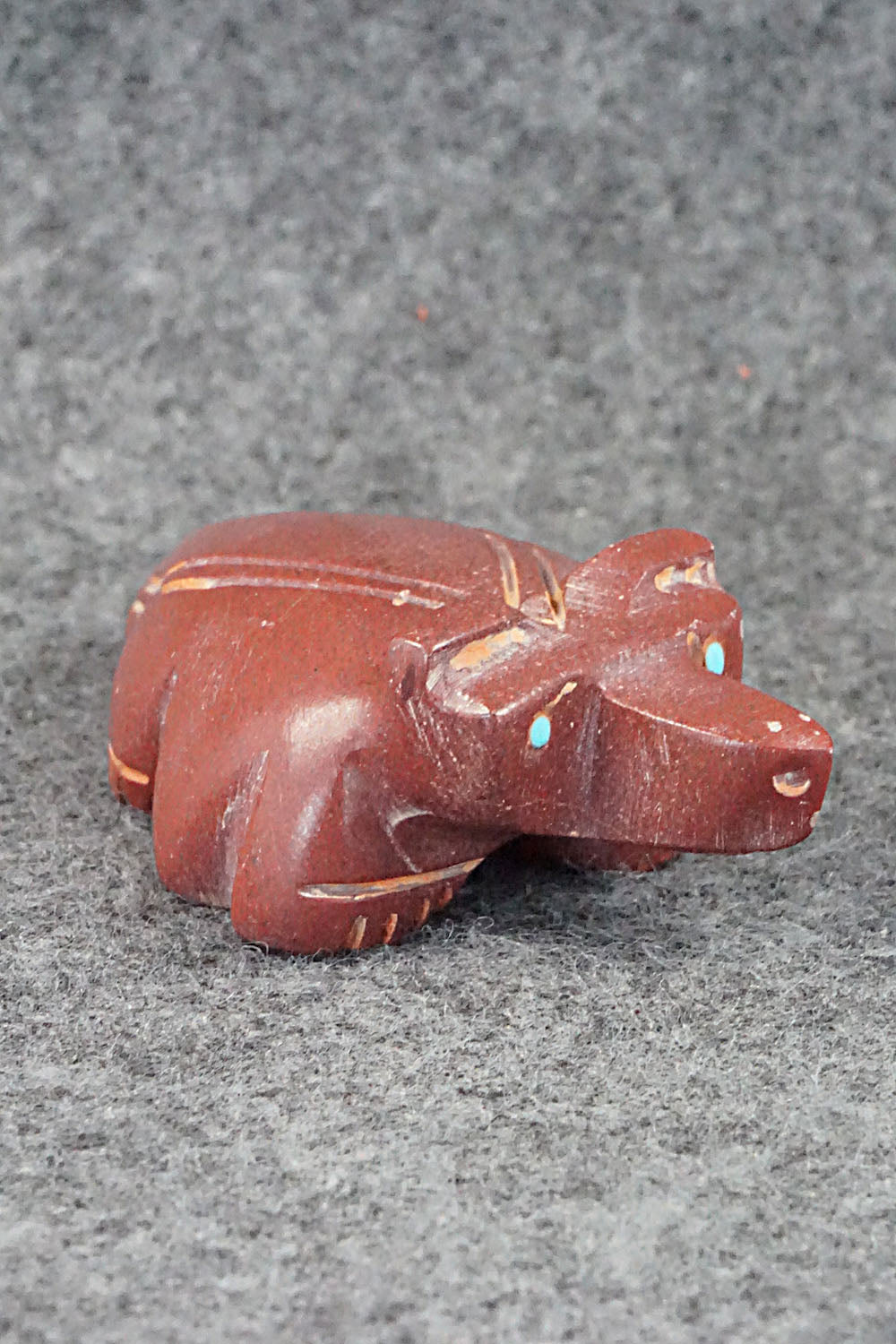 Badger Zuni Fetish Carving - Gilbert Lonjose