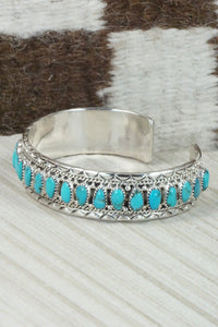 Turquoise & Sterling Silver Bracelet - Jaz Wilson