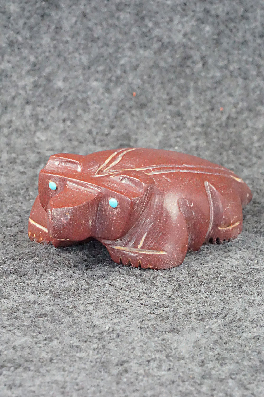 Badger Zuni Fetish Carving - Gilbert Lonjose