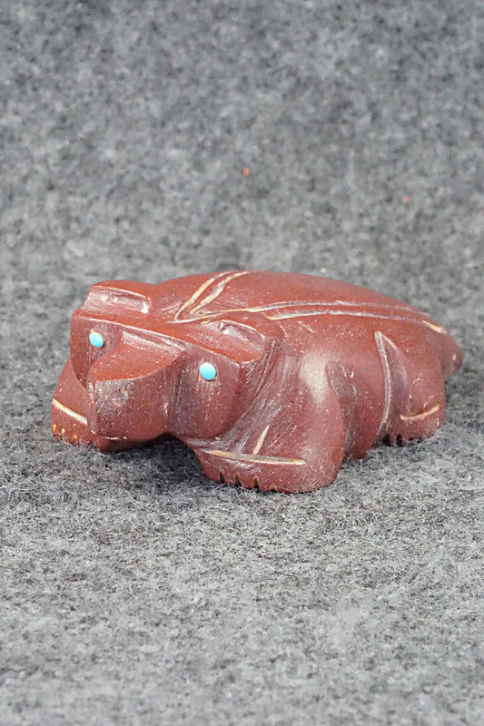 Badger Zuni Fetish Carving - Gilbert Lonjose