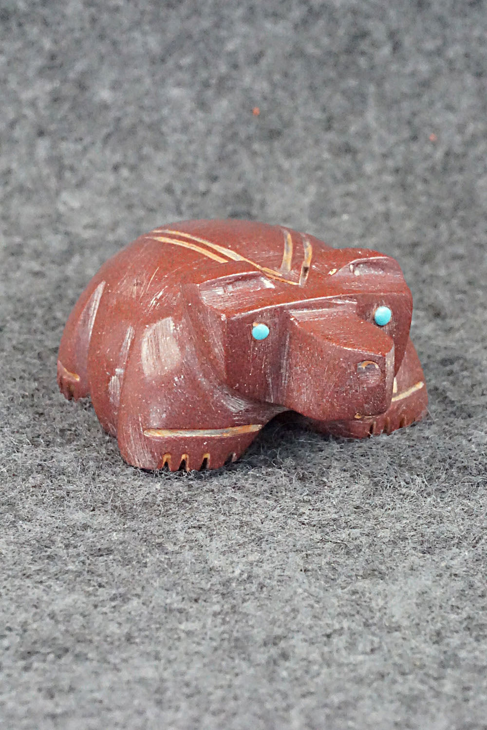 Badger Zuni Fetish Carving - Gilbert Lonjose