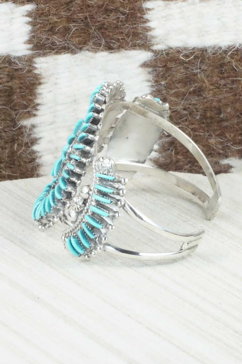 Turquoise & Sterling Silver Bracelet - Bernadette Wyaco