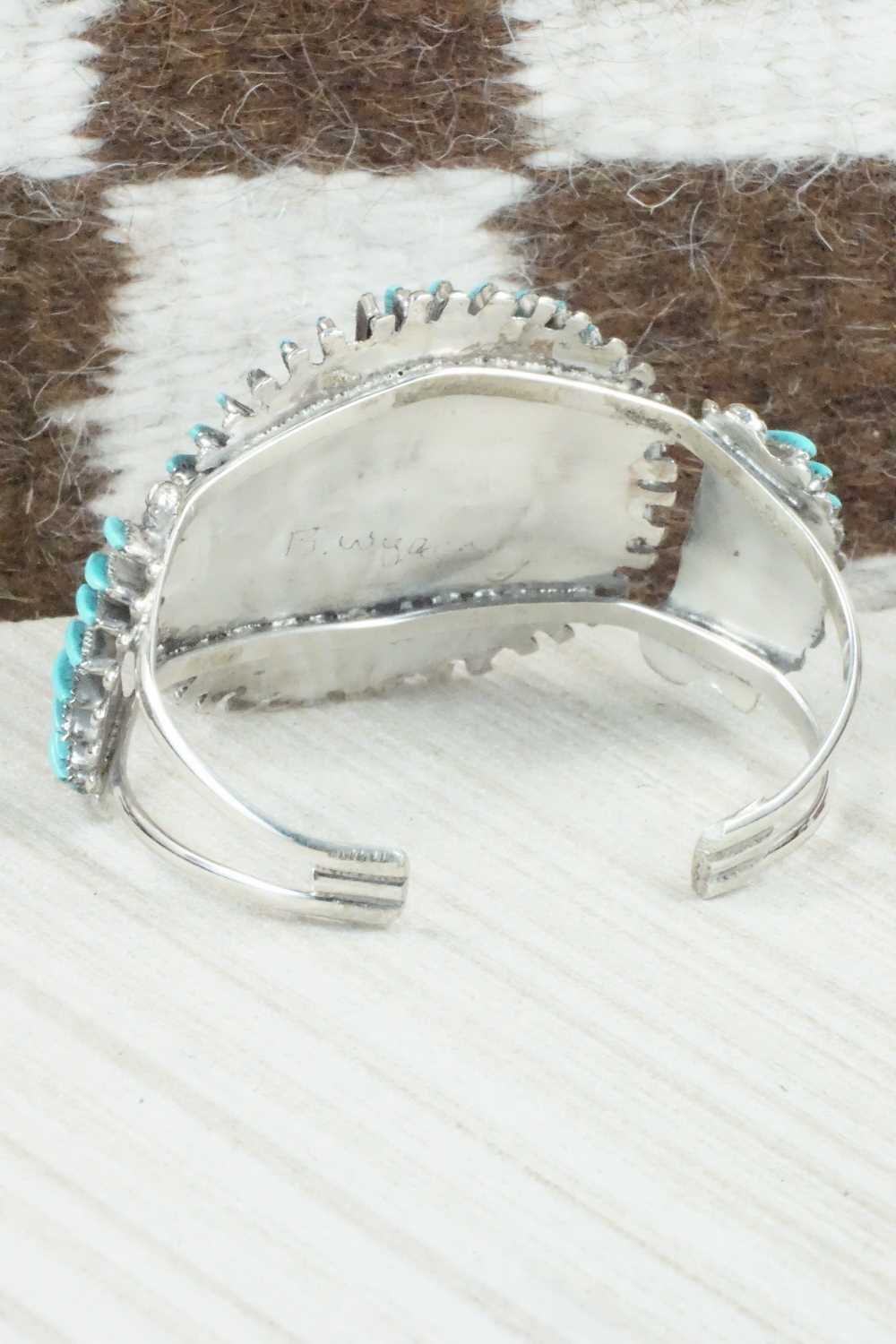 Turquoise & Sterling Silver Bracelet - Bernadette Wyaco