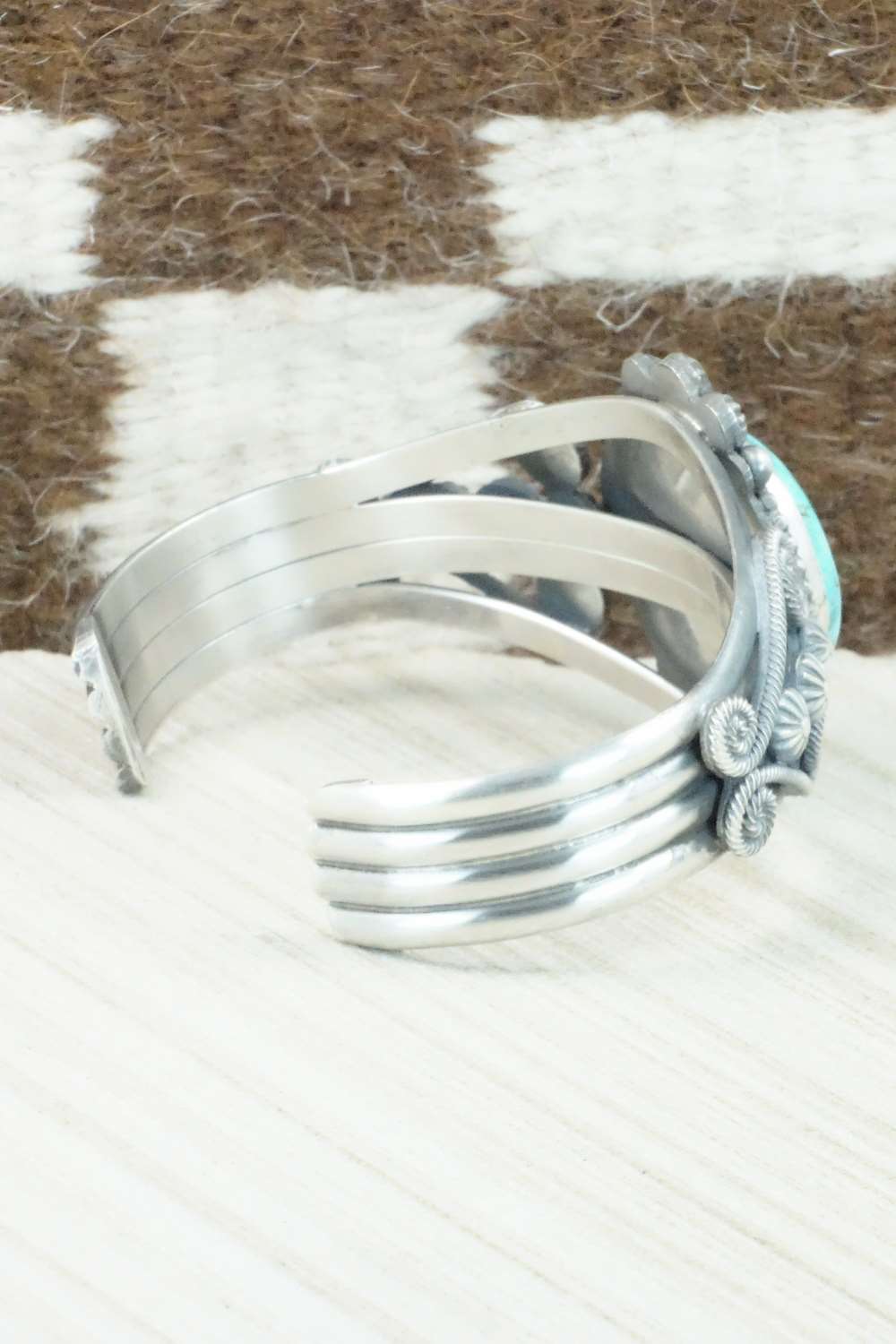 Turquoise & Sterling Silver Bracelet - Michael Calladitto