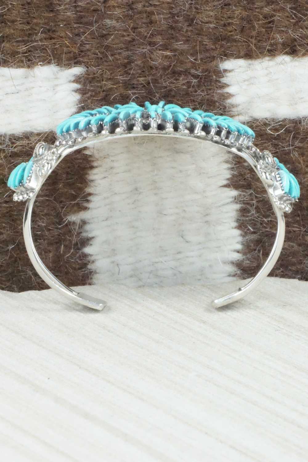 Turquoise & Sterling Silver Bracelet - Bernadette Wyaco