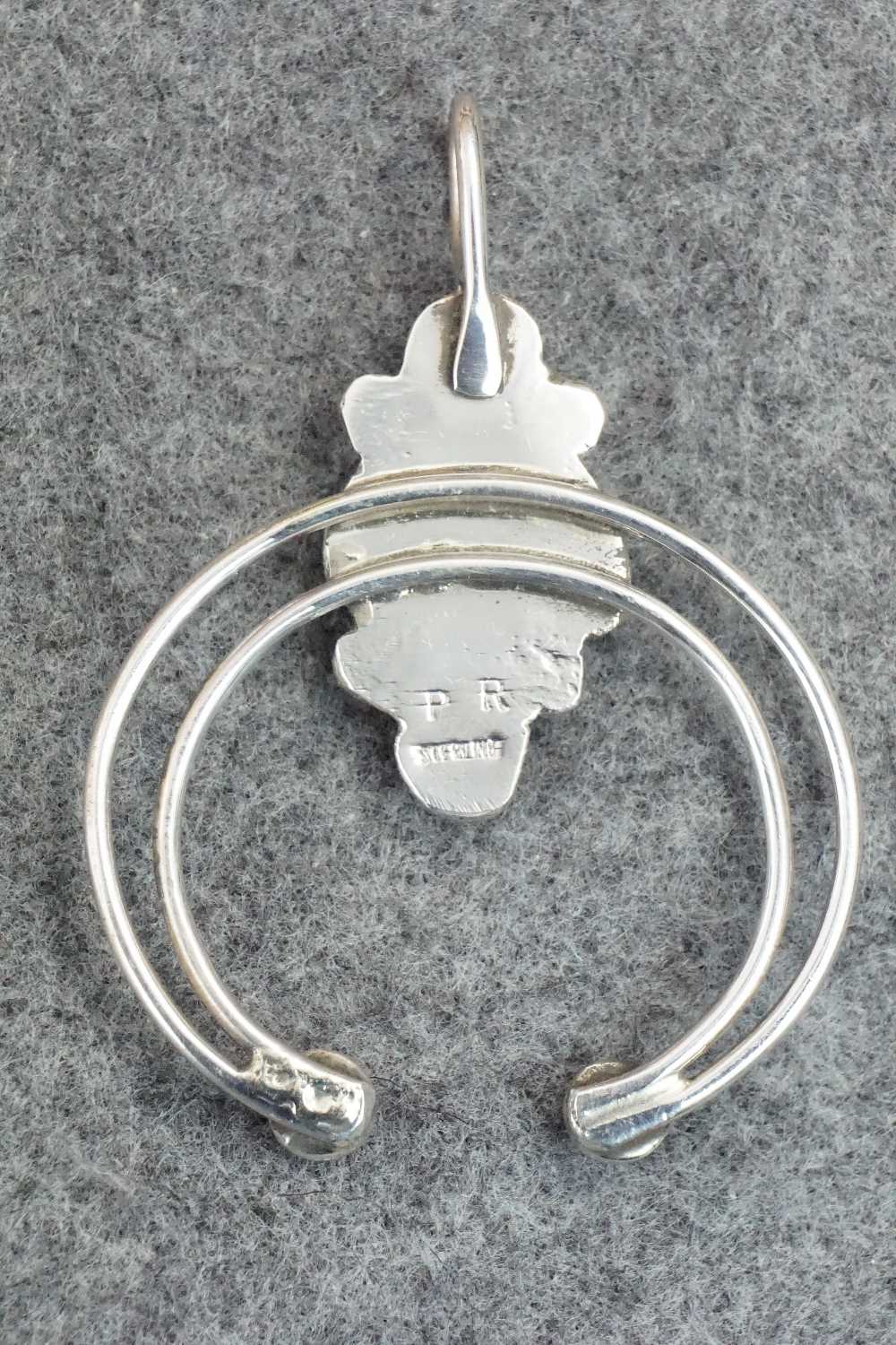 Turquoise & Sterling Silver Pendant - Priscilla Reeder