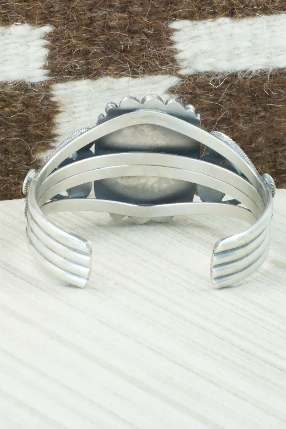 Turquoise & Sterling Silver Bracelet - Michael Calladitto
