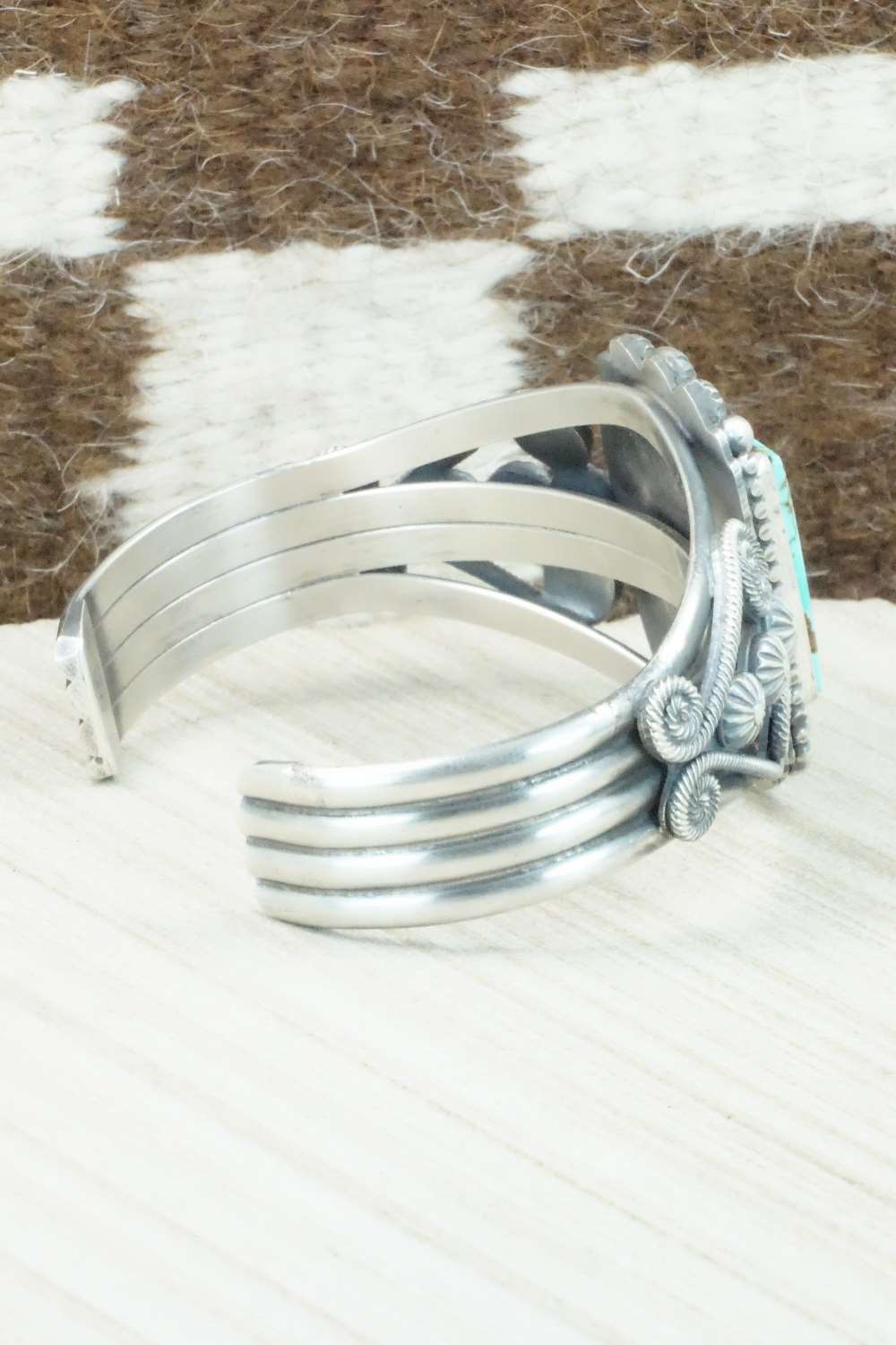 Turquoise & Sterling Silver Bracelet - Michael Calladitto