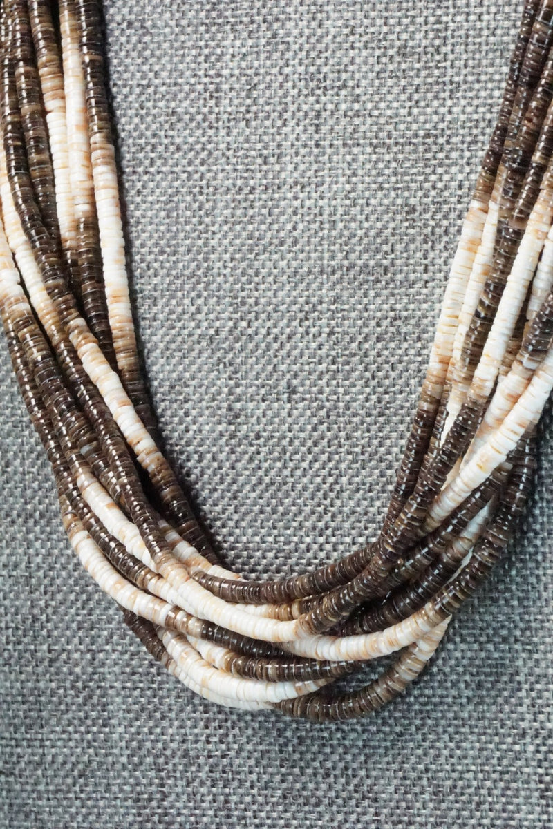 Shell & Sterling Silver Necklace - Ramona Bird