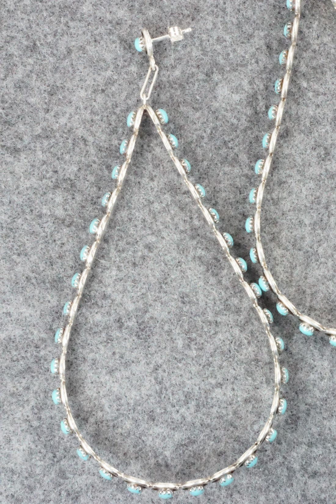 Turquoise & Sterling Silver Earrings - Dixie Booqua