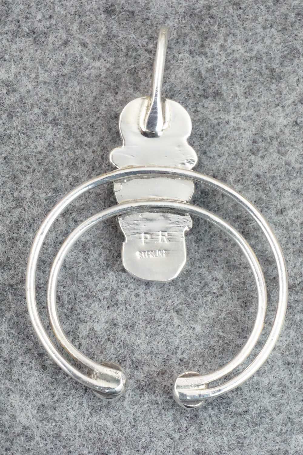 Turquoise & Sterling Silver Pendant - Priscilla Reeder