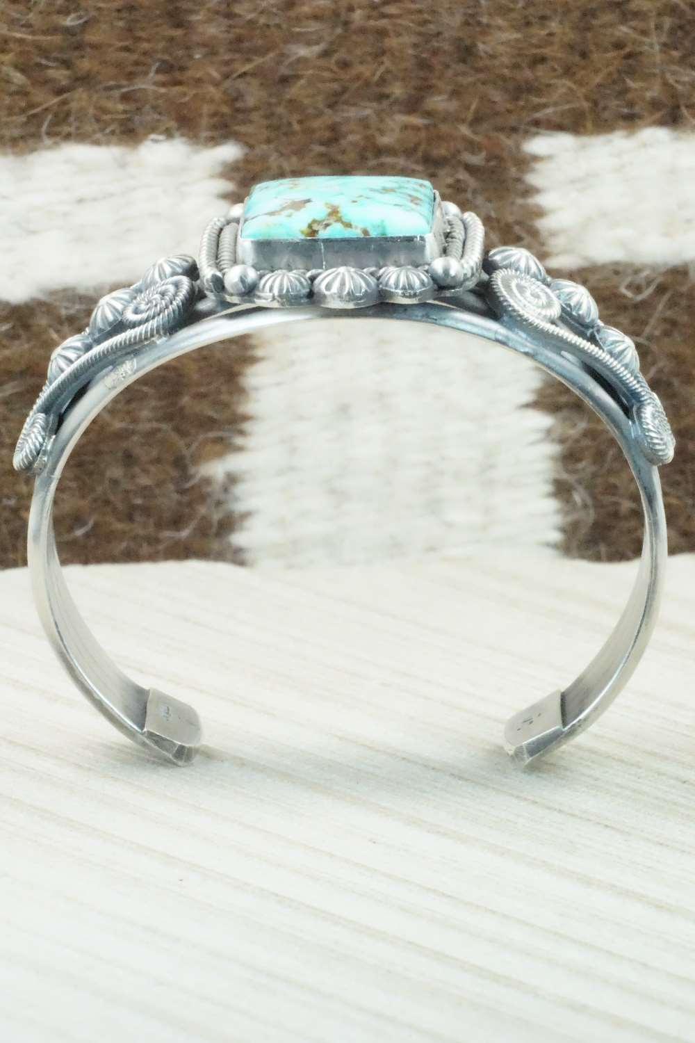 Turquoise & Sterling Silver Bracelet - Michael Calladitto